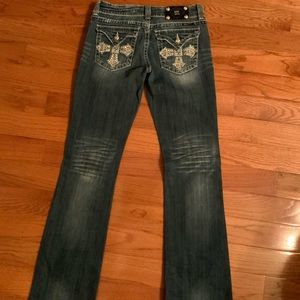 Miss Me boot cut dark jeans